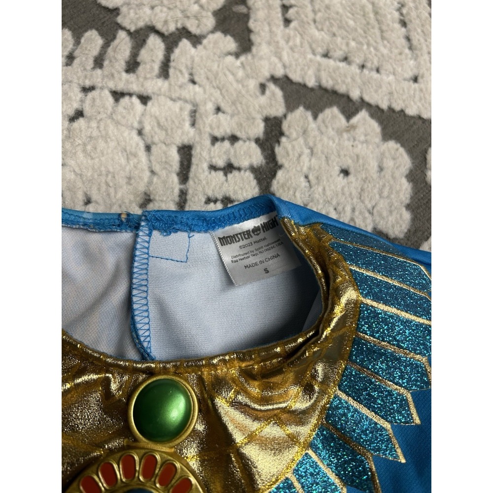 Monster High Cleo Dress Costume Size Small - Picture 4 of 6